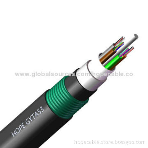Hybrid (Fiber and Power) Cable, Made of Annealed Copper and PVC Sheath, LSZH